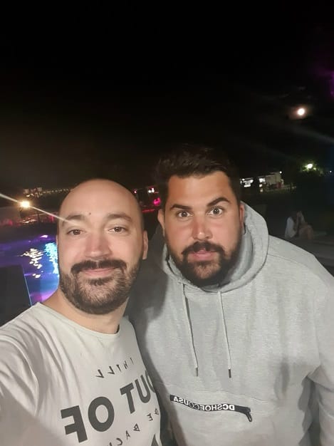 Artus avec Laurent